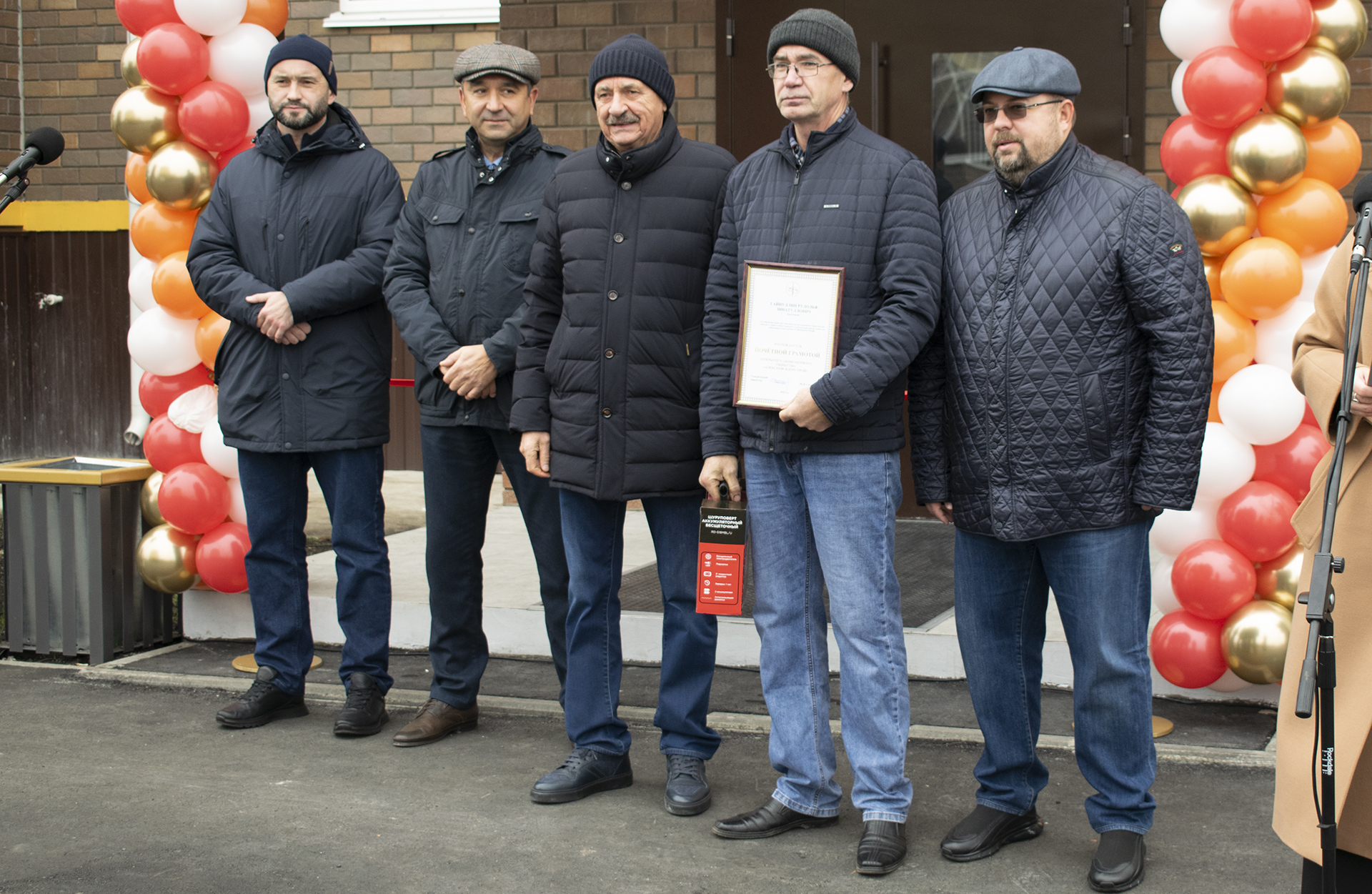 Торжественное открытие нового 24-квартирного дома